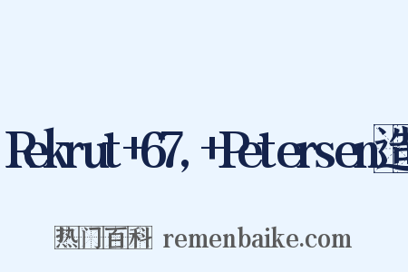 Rekrut+67,+Petersen造句是什么意思的图片